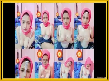 Janda Muda Jilbab Pink Colmek Sampai Squirt poster